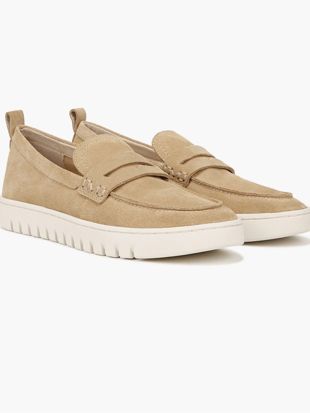 Vionic Women’s Uptown Hybrid Suede Penny Loafer Sand Sz 13 NWB